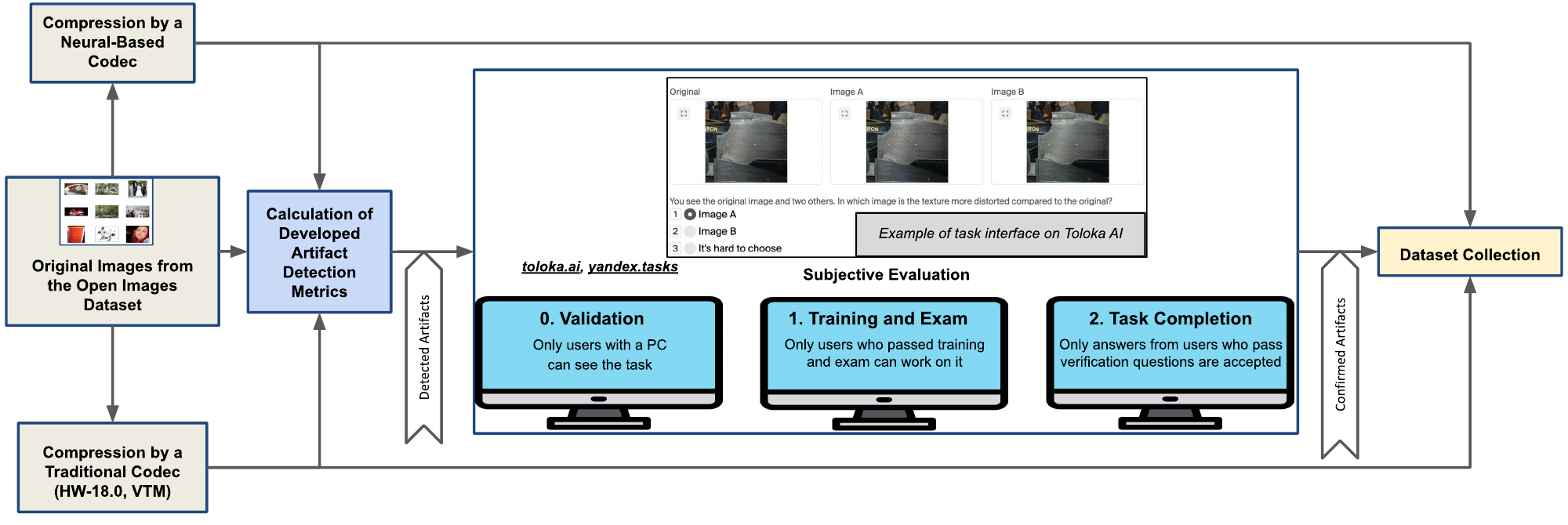 Overview of the dataset pipeline