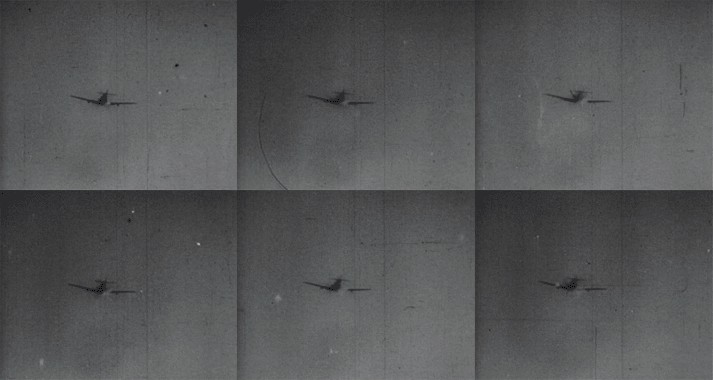 Sequence of frames from movie with flicker